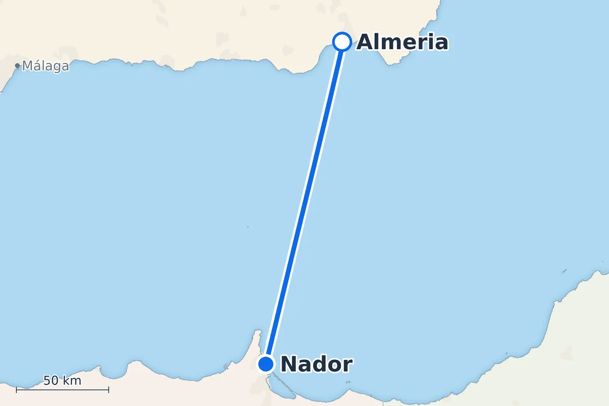 Almeria - Nador