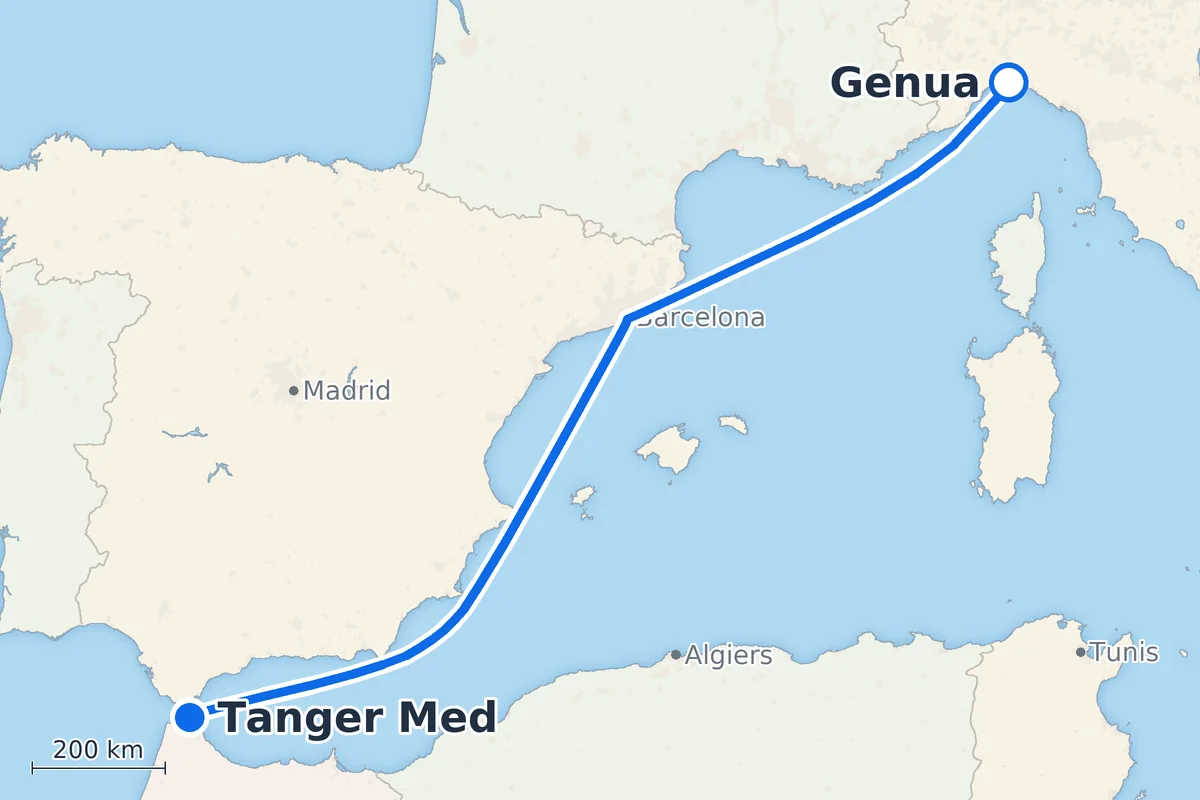 Genua - Tanger Med