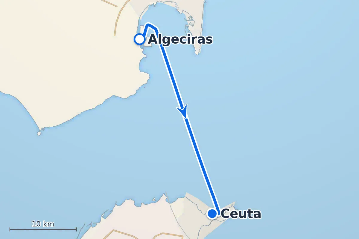 Algeciras - Ceuta